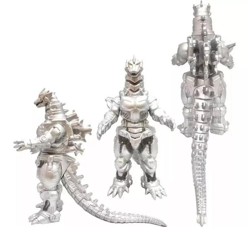 Mecha Godzilla 2004 Figura De Ação Prata - MEGA TOYS